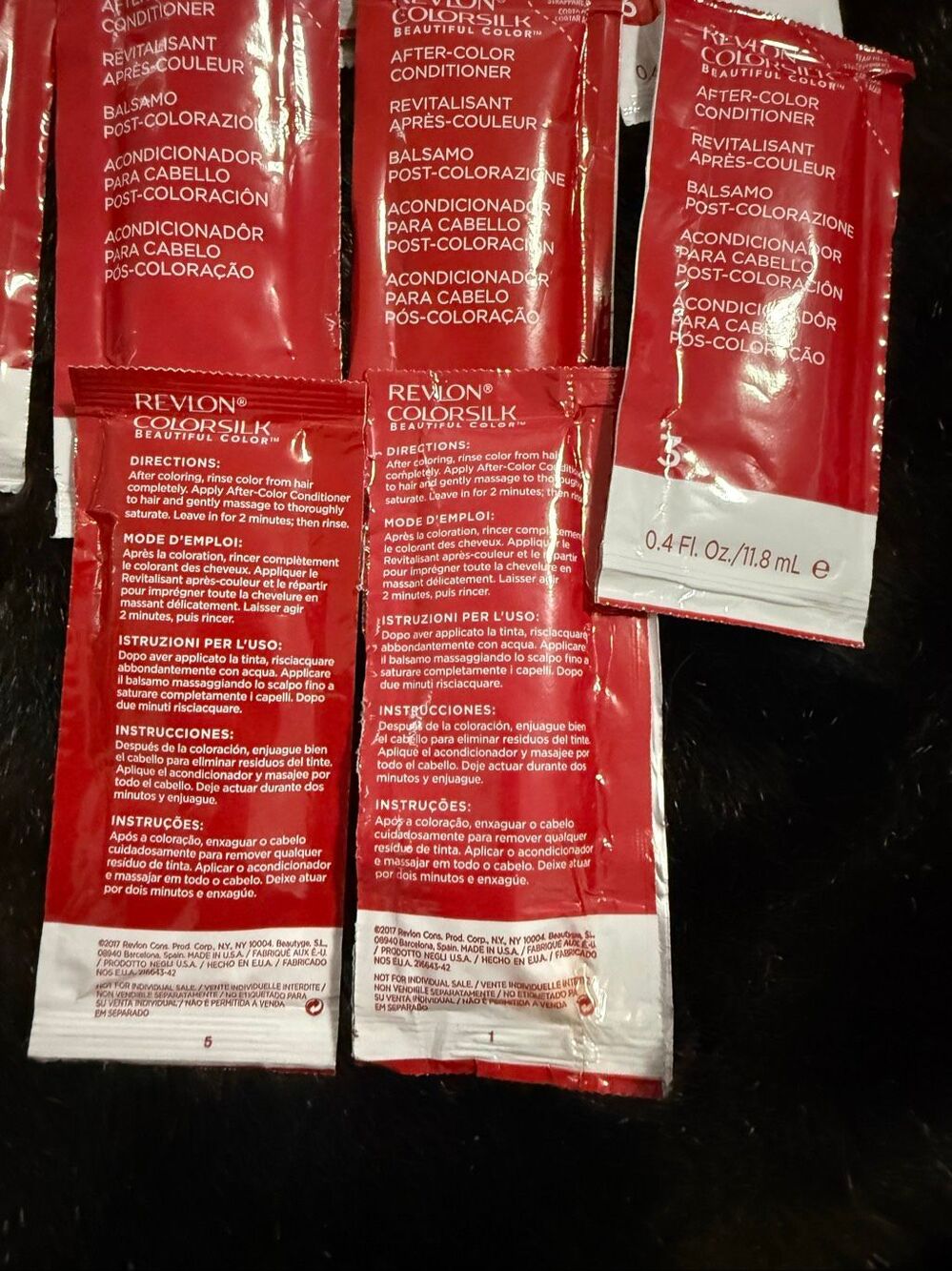 Revlon Colorsilk After Color Conditioner Step 3 | Lot of 10 | 0.4 oz Each Packet - Picture 4 of 4